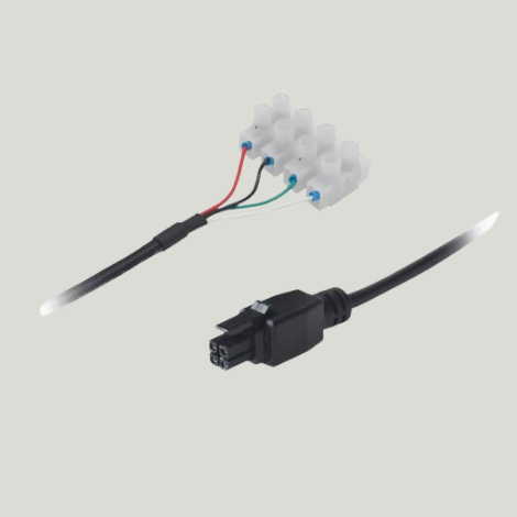 Power Cable with 4-Way Screw Terminal